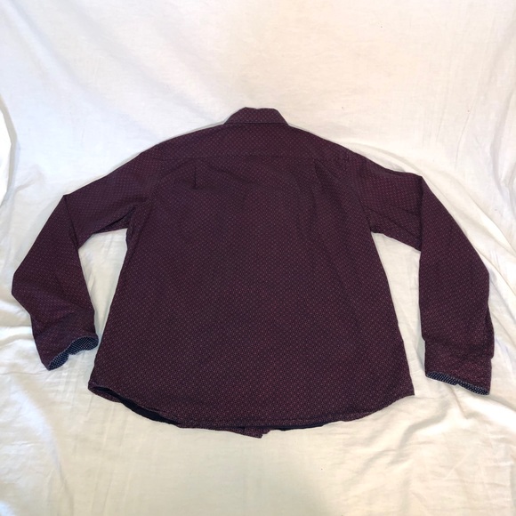 Cactus Man All Over Print LS Button Up Shirt Large - Picture 4 of 4